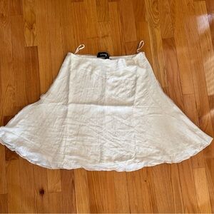 Soraya While Elegant Cotton Skirt